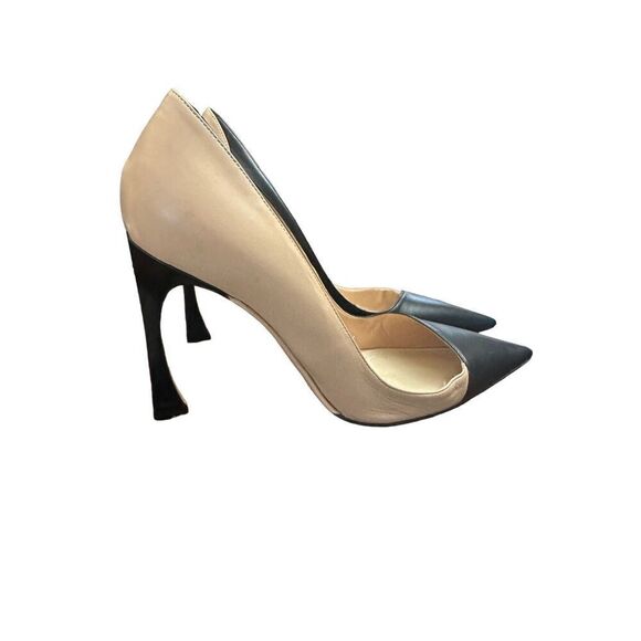Christian Dior Black and Tan Pumps size 38 US 7.5 - Picture 3 of 12